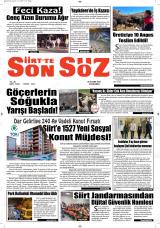 SİİRT’TE SON SÖZ
