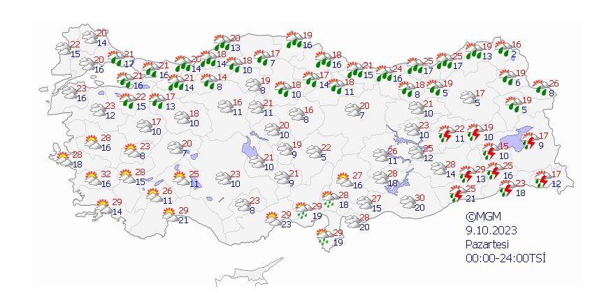 Kuvvetli yağışlar geri dönüyor! Son dakika uyarısı