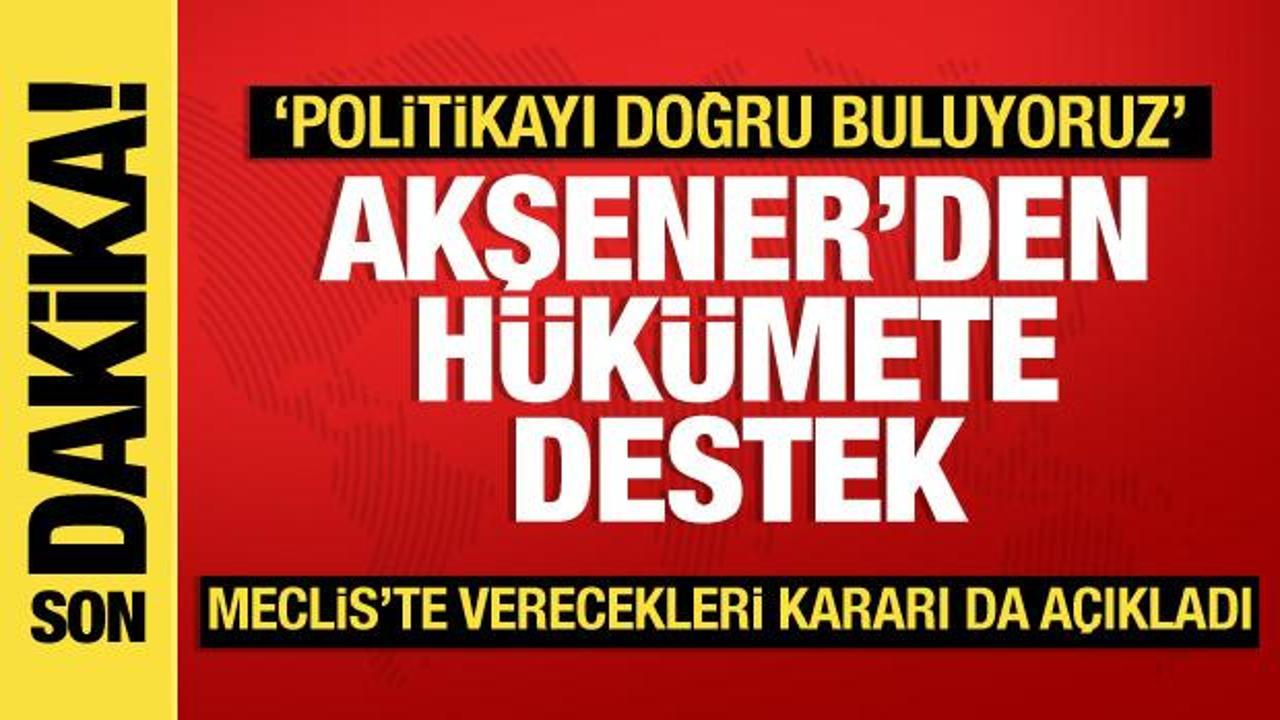 Akşener’den Türkiye’nin Filistin politikasına destek: Doğru buluyoruz