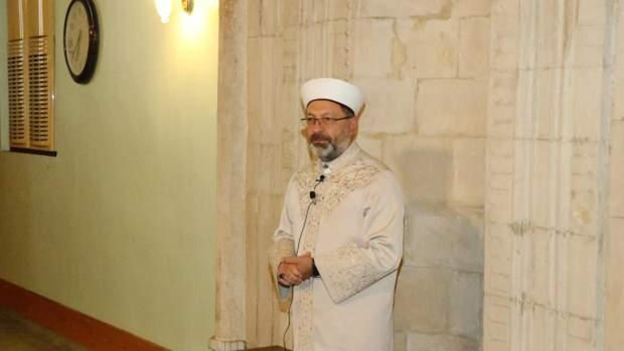 Ali Erbaş: Zulme karşı Müslümanların tek yumruk olması lazım