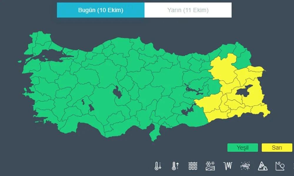 Son dakika: 12 il için 'sarı' alarm verildi! Kuvvetli geliyor...