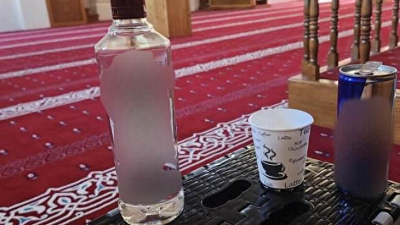 Camide içki şişesiyle fotoğrafa 7 ay 15 gün hapis