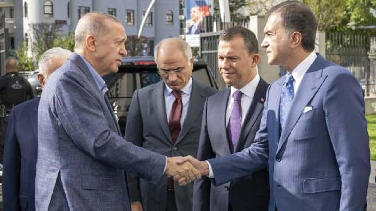 Cumhurbaşkanı Erdoğan AK Parti Genel Merkezi’nde