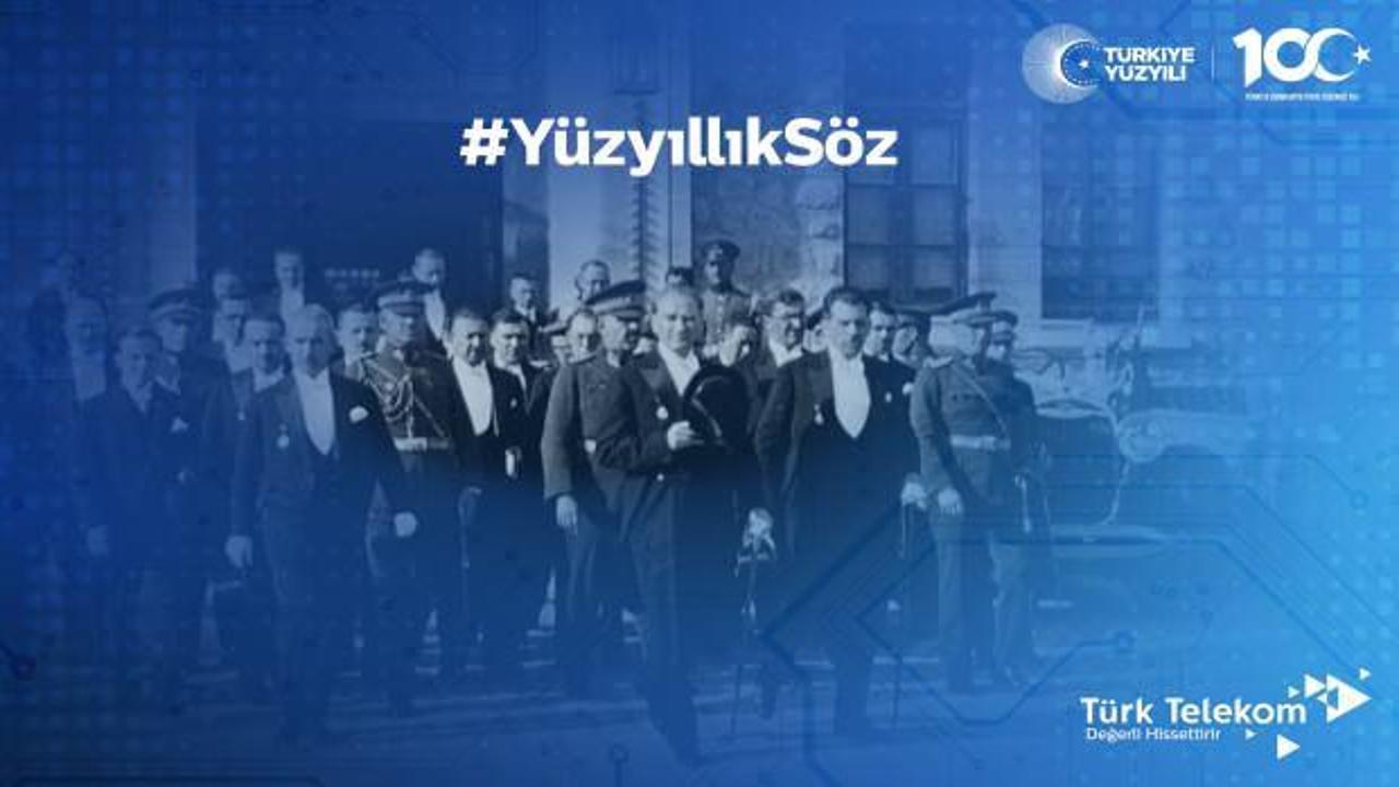 Cumhuriyet’in 100. yılında Türk Telekom ile gelecek nesillere bir söz bırak