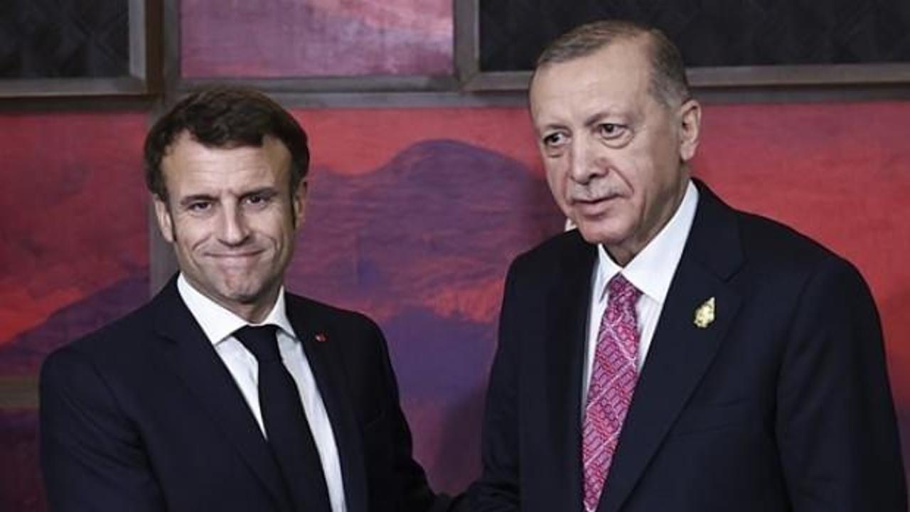 Erdoğan’la Macron telefonda görüştü