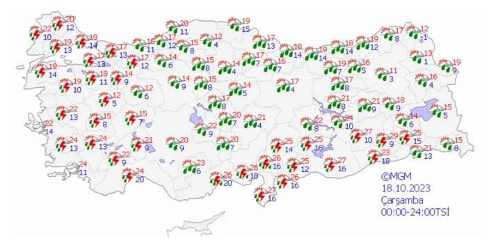 Meteoroloji uyardı! İstanbul ve çevresinde yağış bekleniyor