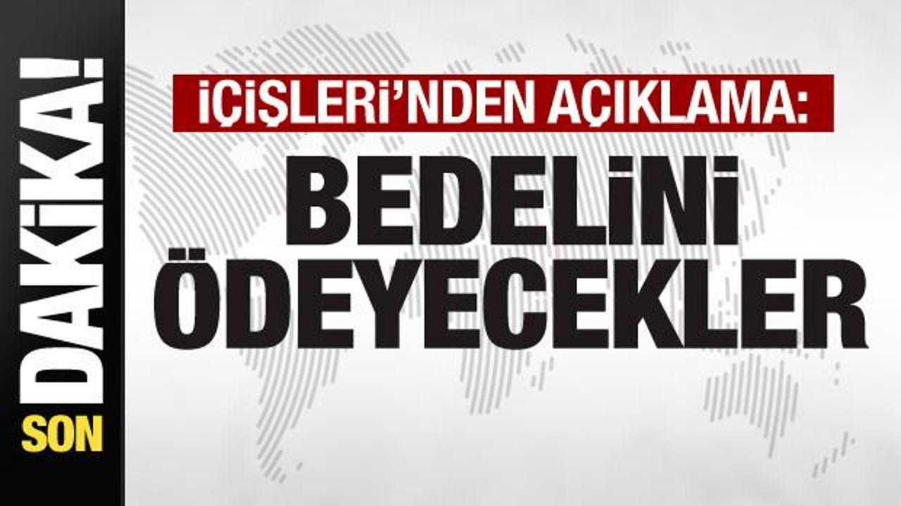 İçişleri Bakanı Yerlikaya açıklama yapıyor