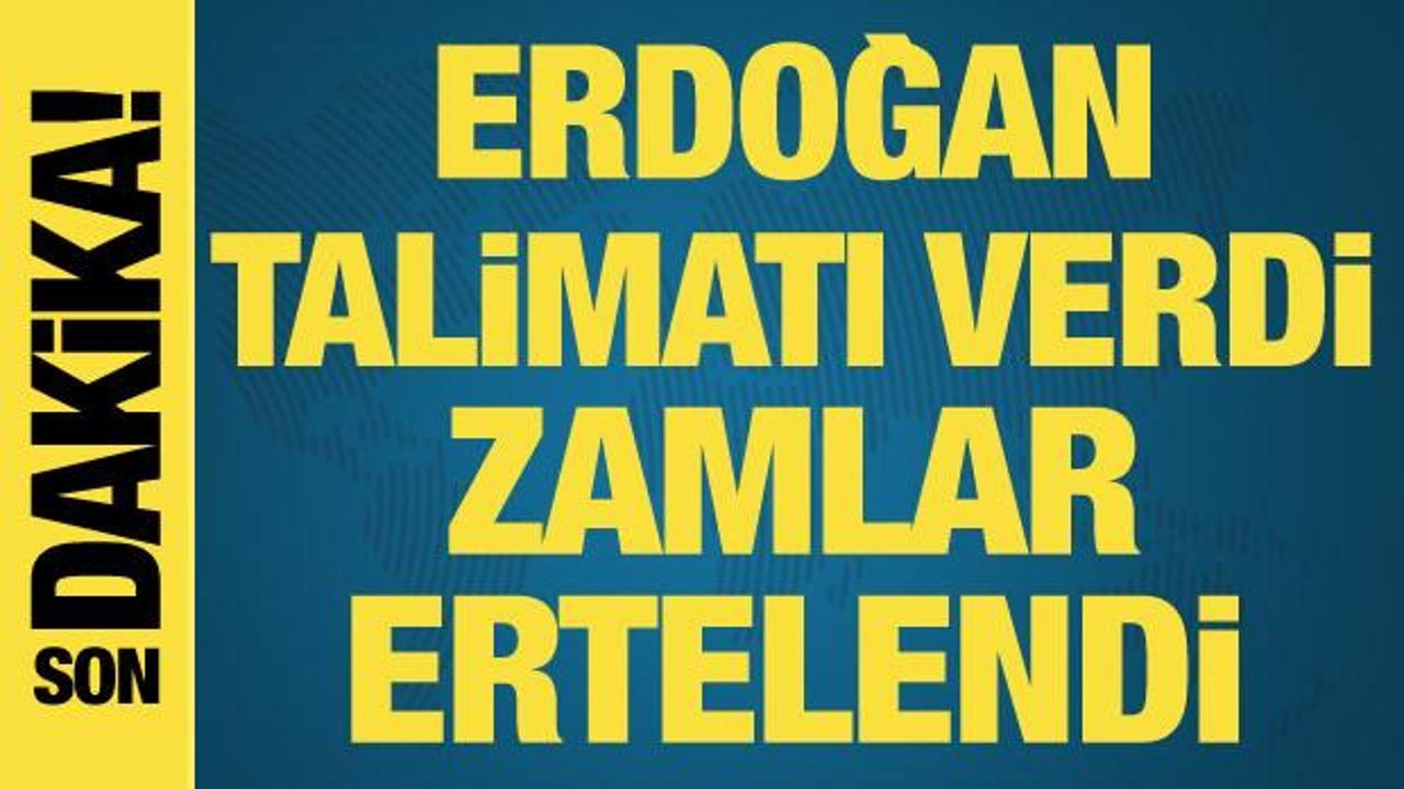 Erdoğan talimatı verdi! Köprü ve otoyol zammı ocak ayına ertelendi