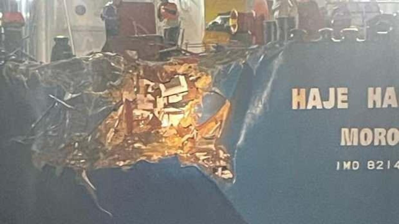 Marmara Adası açıklarında iki gemi çarpıştı