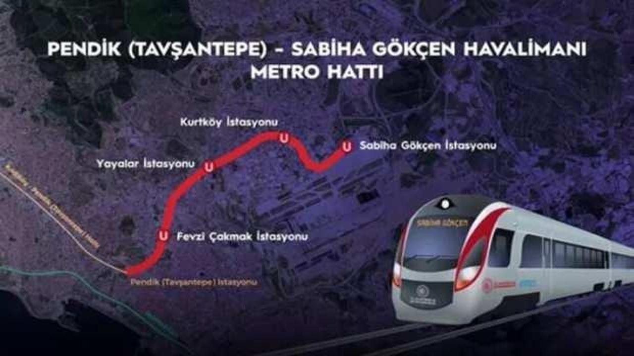 Pendik-Sabiha Gökçen metro hattı 1 yaşında!