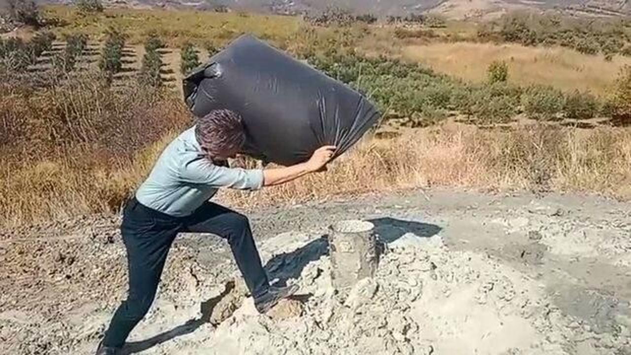 Sondajda çıkan gazı poşete doldurdular!