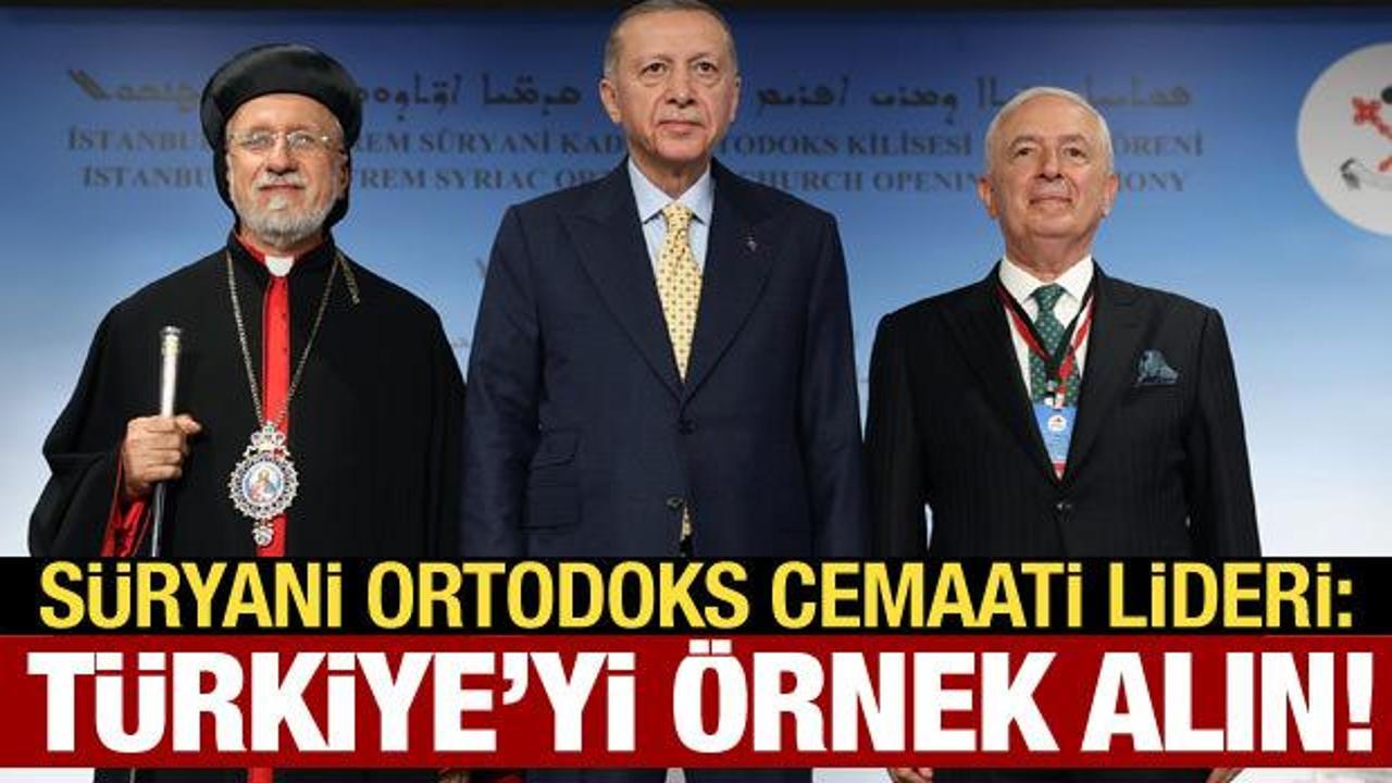 Süryani Ortodoks Cemaati Lideri: Türkiye’yi örnek alsalar savaş olmazdı