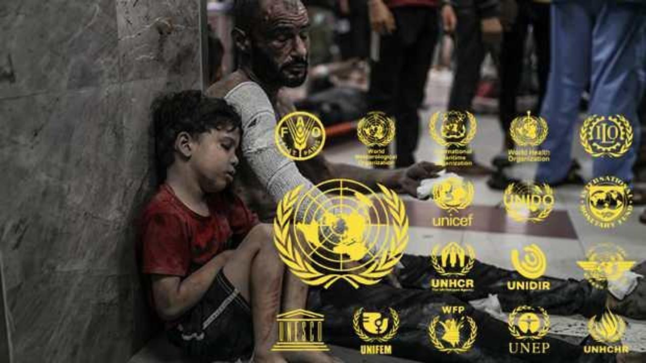 Uluslararası kuruluşlar Gazze’deki soykırıma kör! UNICEF, WHO, IEA, WFP, UNIFEM nerede?