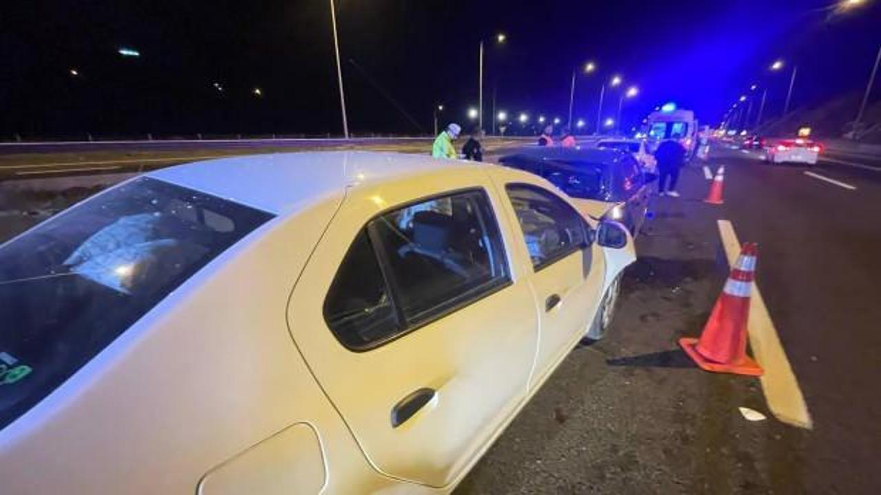 4 araç birbirine girdi