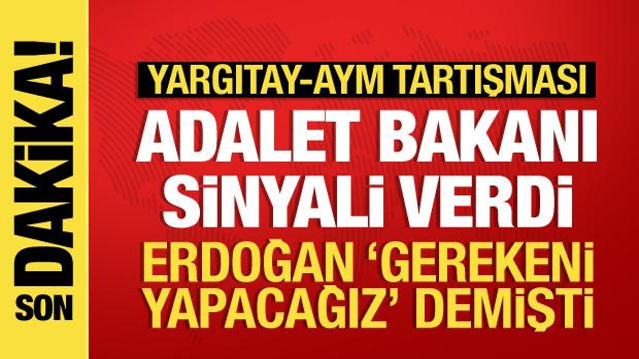 Adalet Bakanı Tunç’tan son dakika açıklamalar