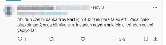 Bankalardan TROY yokuşu!