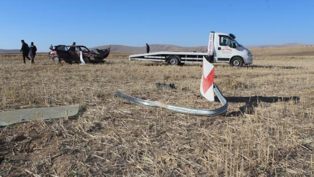 Devrilen otomobilin sürücüsü hayatını kaybetti