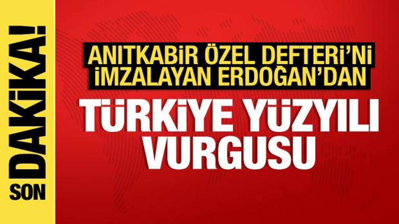 Erdoğan’dan Anıtkabir’e ziyaret