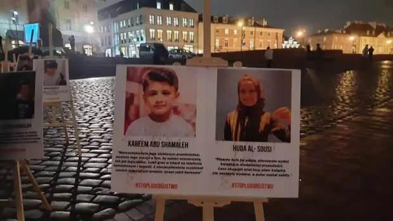 Polonya’da ve Güney Kore’de Filistinliler için destek protestoları düzenlendi