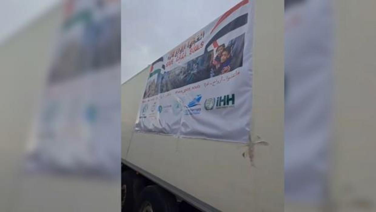 İHH, Mısır Kızılayı ve uluslararası STK’lardan Gazze’ye 11 TIR yardım
