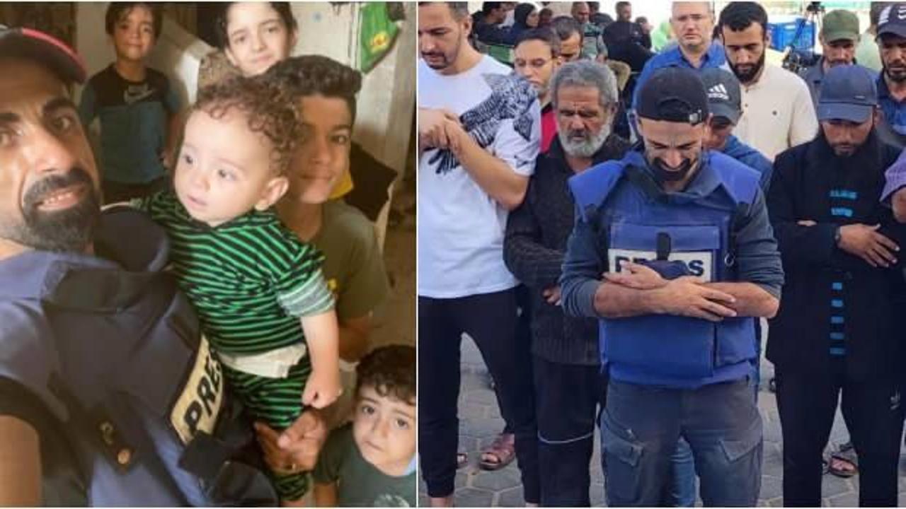 İşgalci İsrail, Anadolu Ajansı kameramanının 4 çocuğu ve 3 kardeşini katletti