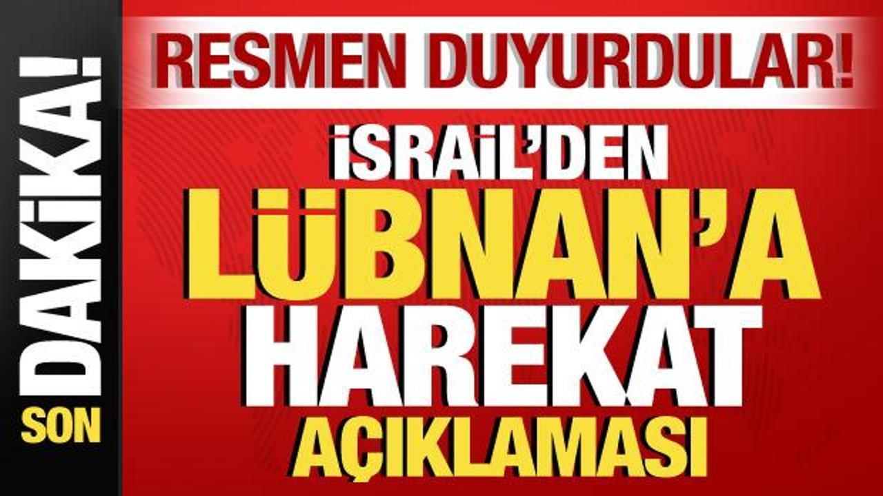 İsrail-Filistin savaşı: İsrail’den son dakika Lübnan’a harekat açıklaması!