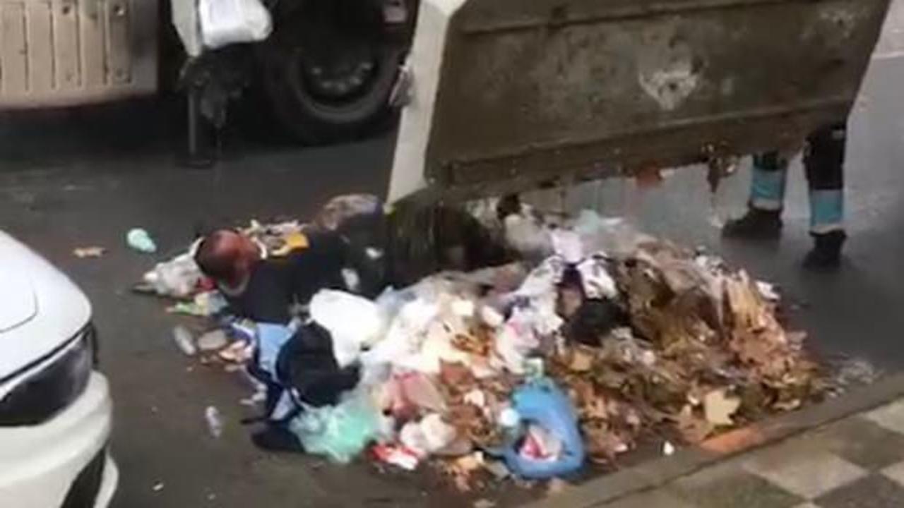 Kadıköy’de mide bulandıran olay: 2 gün boyunca çöp konteynerinde kaldı