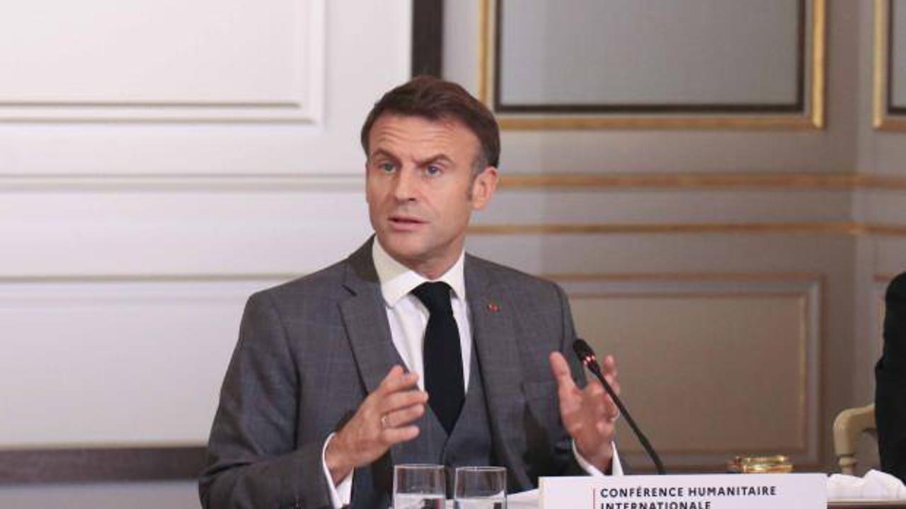 Macron, Gazze’ye saldırılara ‘insani ara’ verilmesini istedi