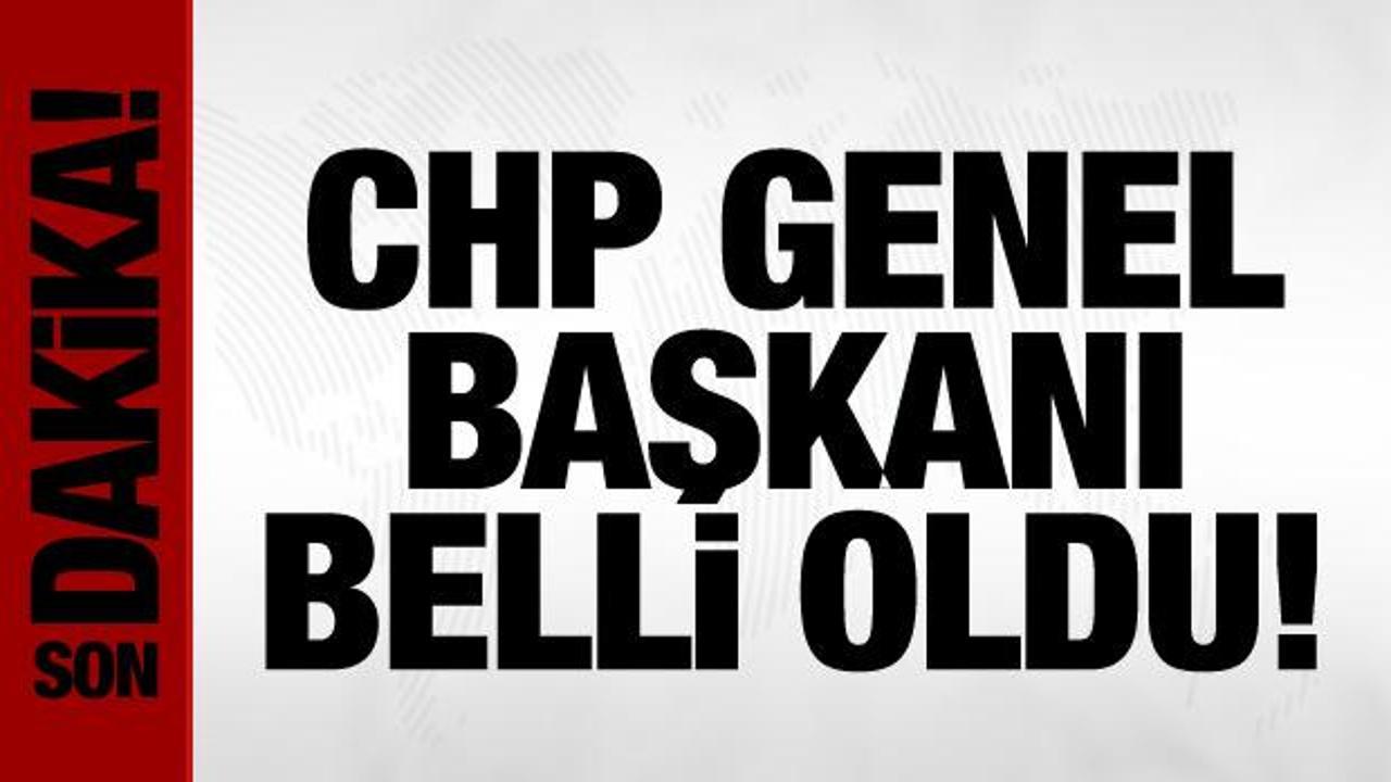 Son dakika: CHP’nin yeni Genel Başkanı Özgür Özel oldu
