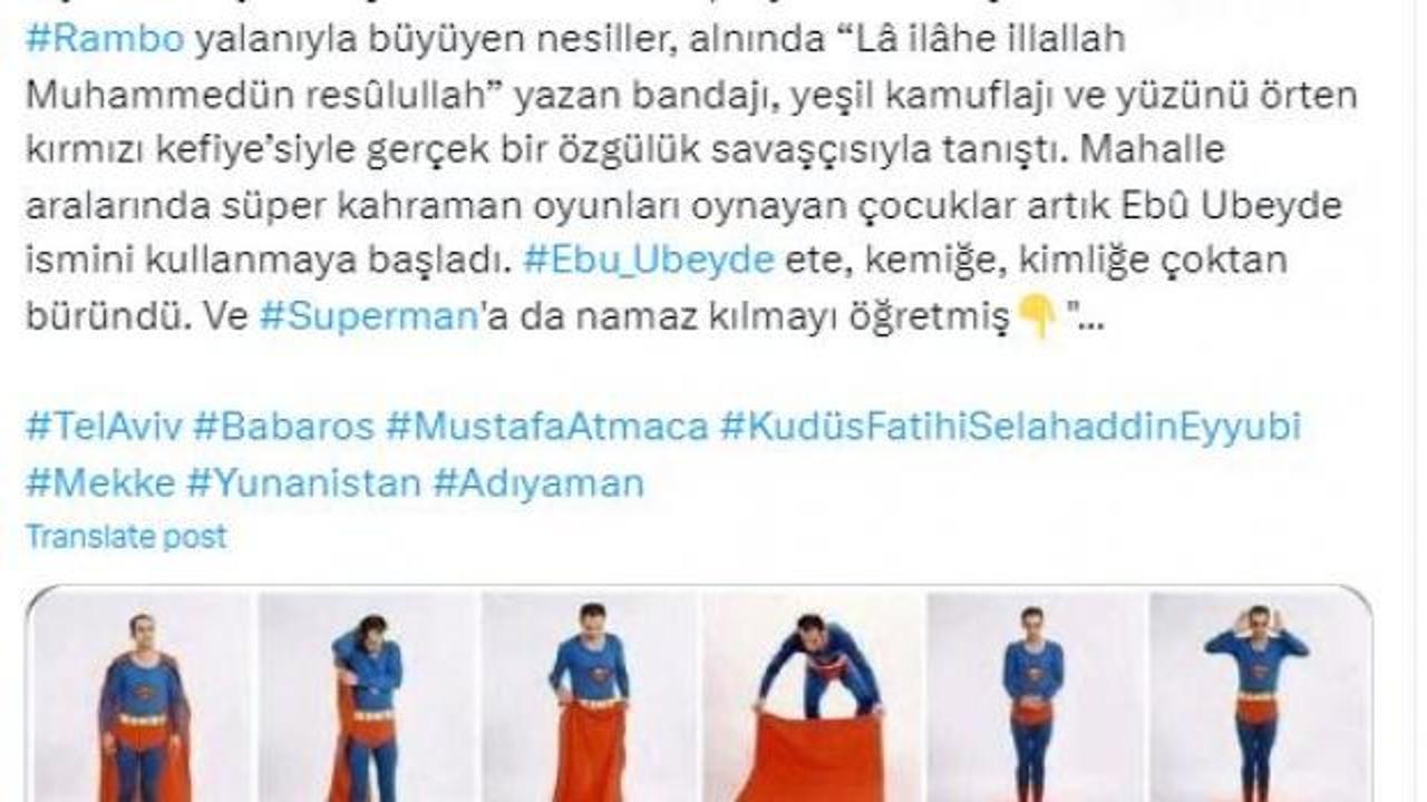 Sosyoloji dersinde Ubeyde ve Superman karşılaştırılmasına öğrenciden ‘harika’ cevap!