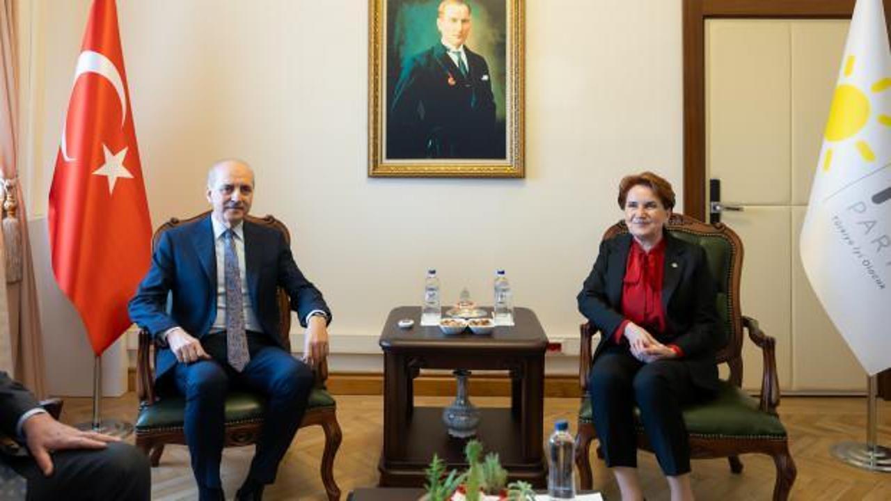 TBMM Başkanı Kurtulmuş, Akşener ile görüştü