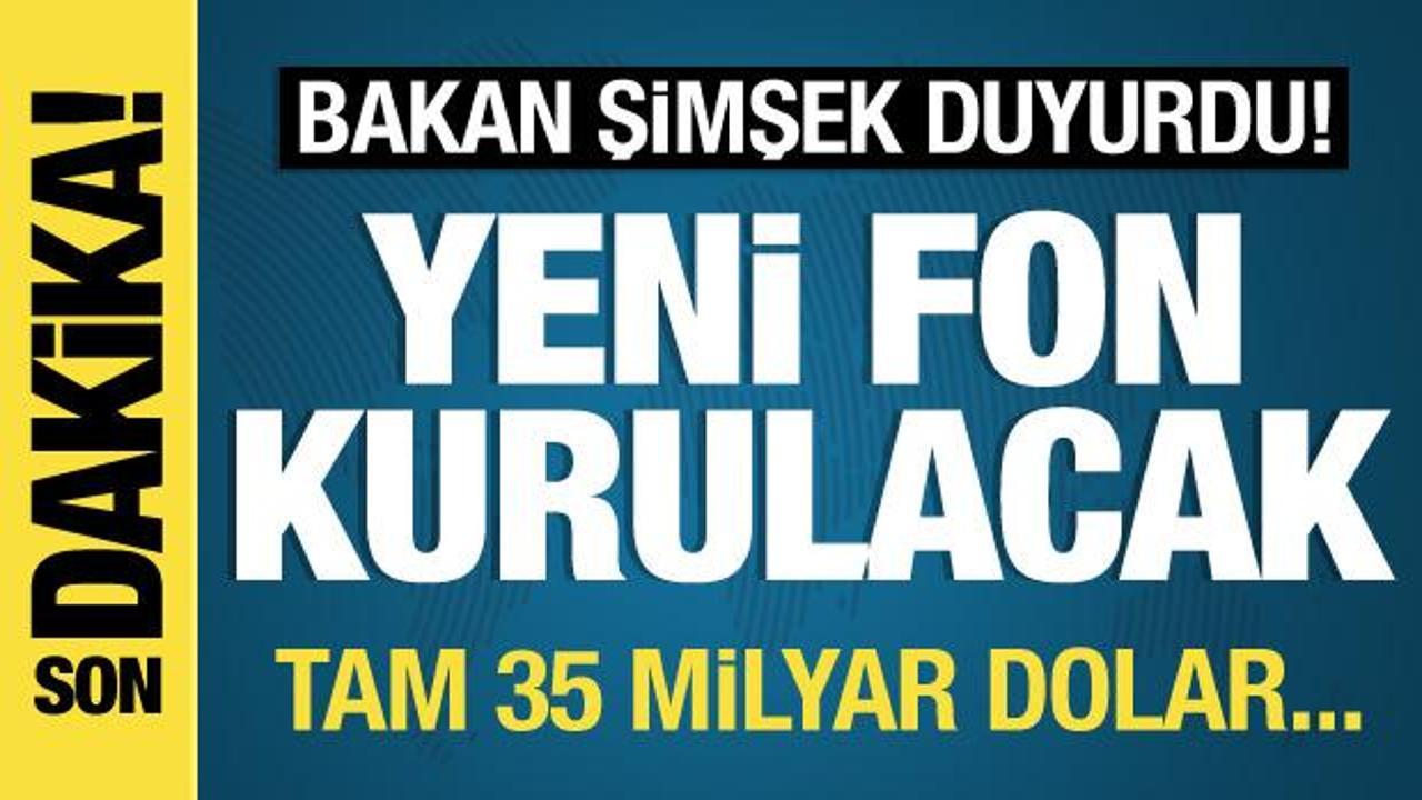 Türkiye Yeşil Fonu geliyor! Bakan Şimşek açıkladı