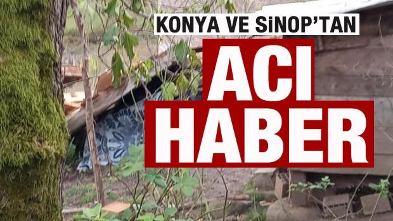 Türkiye’yi fırtına vurdu! Konya ve Sinop’tan acı haber!