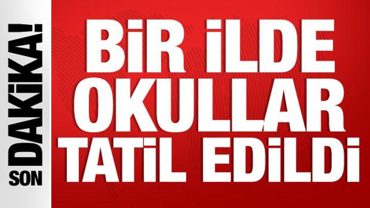 Zonguldak’ta okullar tatil edildi