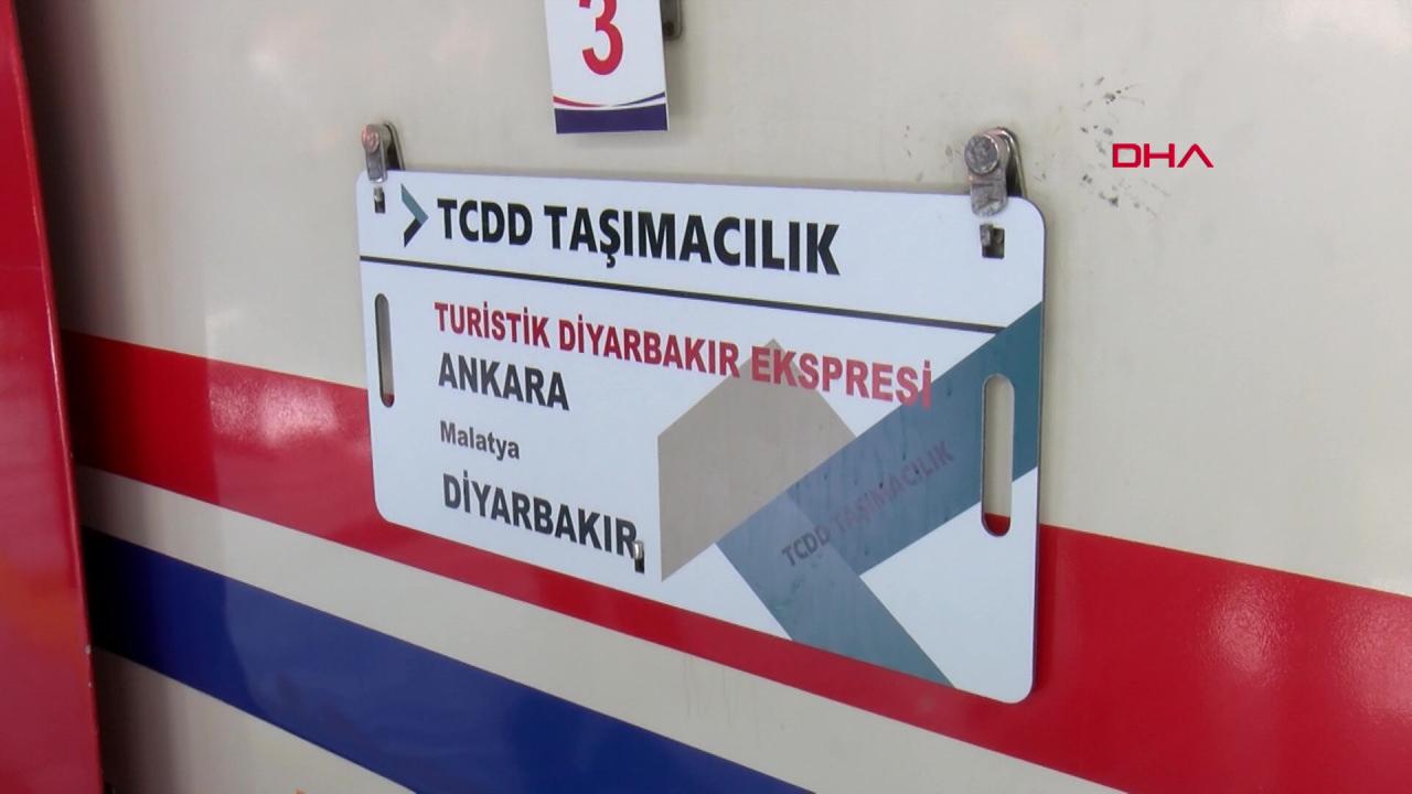 Turistik Diyarbakır Ekspresi ilk seferini yaptı!