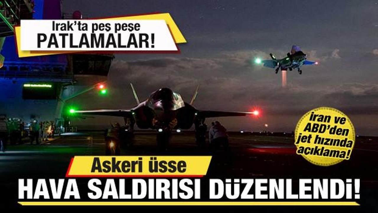 Irak'tan Haşdi Şabi üssündeki patlama hakkında açıklama