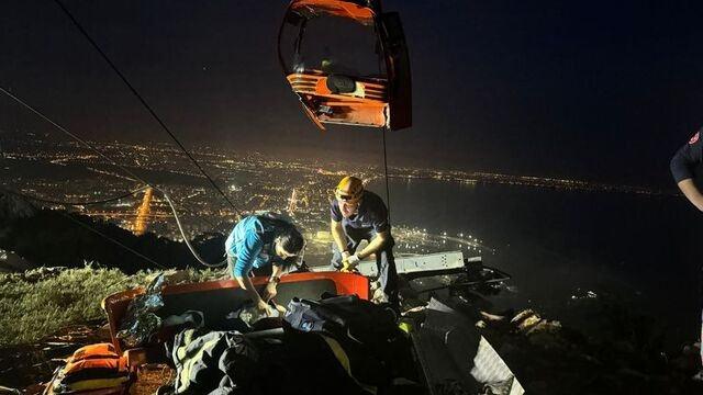 Antalya'daki teleferik kazasında son durum: Kurtarma çalışmaları devam ediyor!