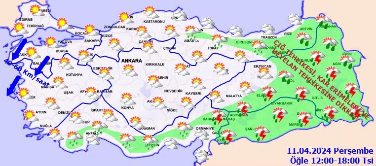 Bayramın ikinci günüde hava nasıl? Meteoroloji'den uyarı üstüne uyarı!