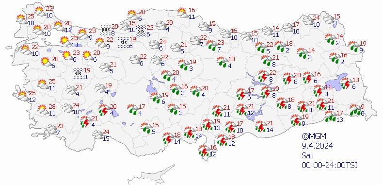 Meteoroloji'den 15 ile kuvvetli yağış uyarısı!