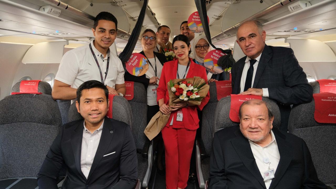 Sabiha Gökçen’den Air Arabia Egypt ile Kahire uçuşları başladı