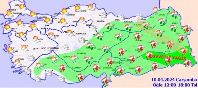 Meteoroloji son tahminleri açıkladı! Bayramın ilk günü kuvvetli vuracak