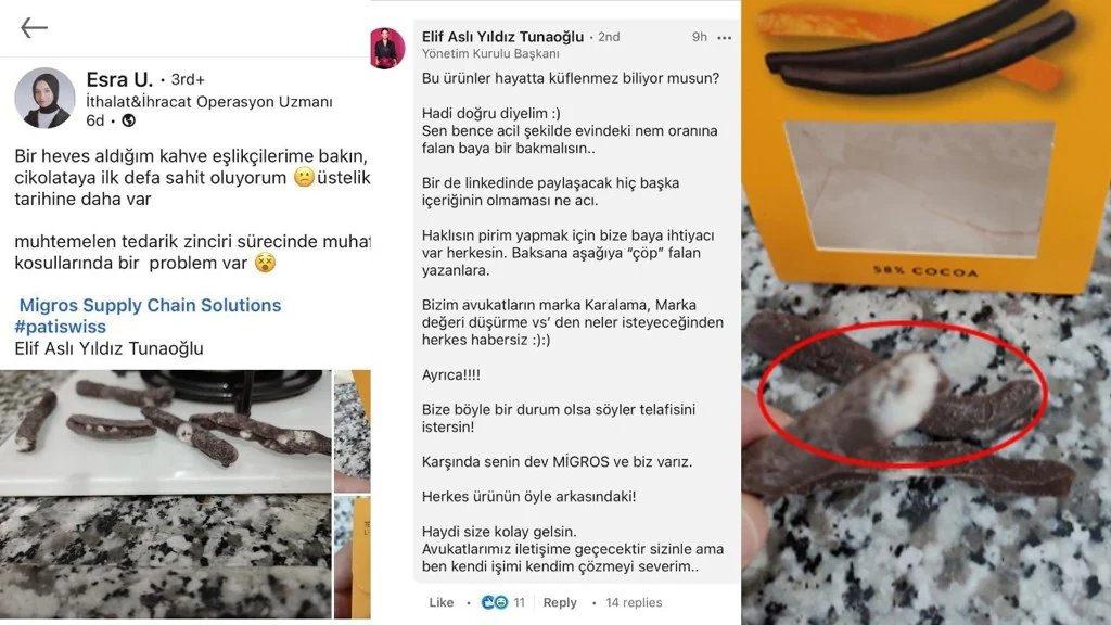 Küflü çikolata tartışmalarında yeni gelişme: Tüketiciden teşekkür açıklaması