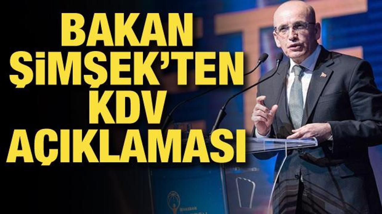 Bakan Şimşek: Düşük KDV oranlarını istismar edenler tespit edilecek