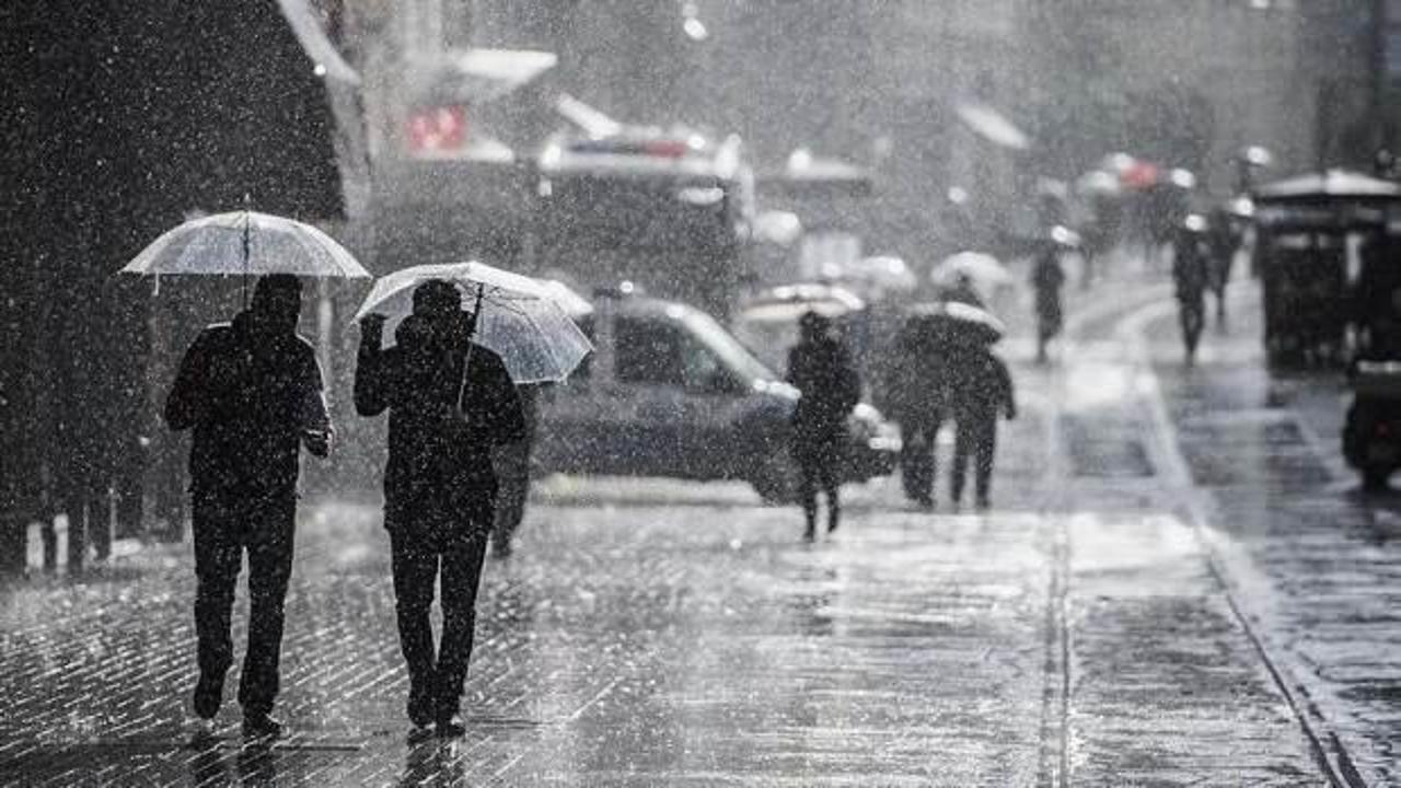 Çok sayıda il için uyarı! Yağışlı hava geliyor