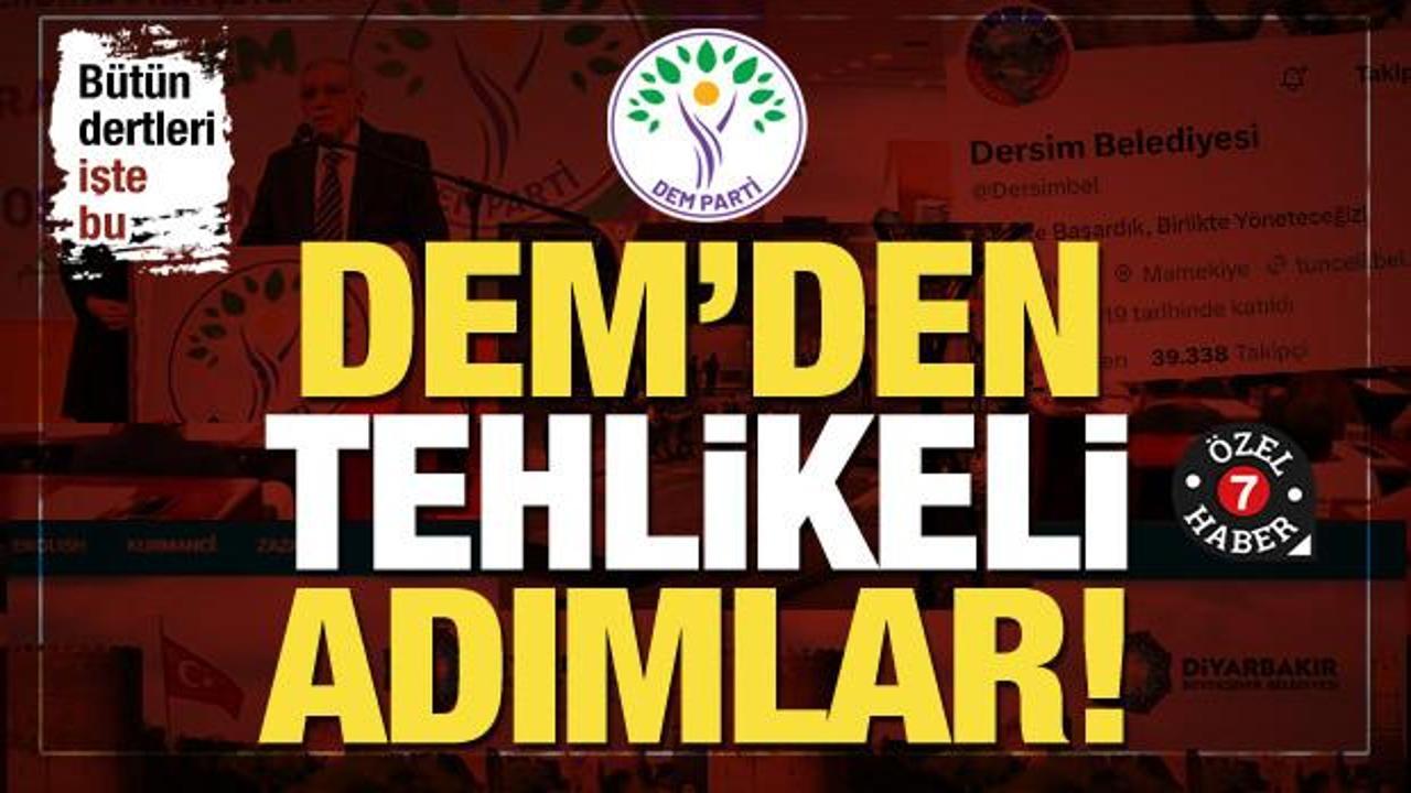 DEM Partili başkanlar sinir uçlarını kaşıyor! Dertleri yine mağduriyet mi?