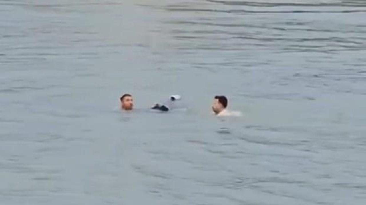 Dicle Nehri’ne atlayan genç kızı kurtardılar
