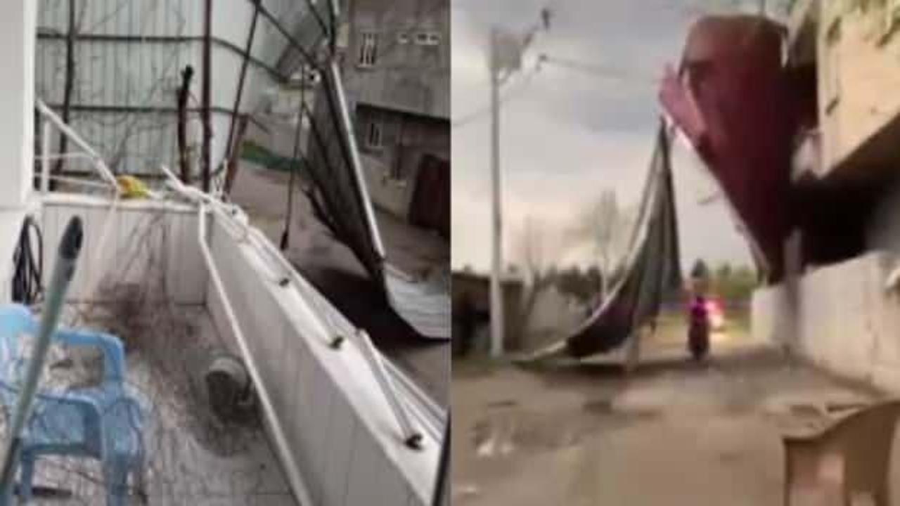 Diyarbakır’da korku dolu anlar! Eve yıldırım düştü