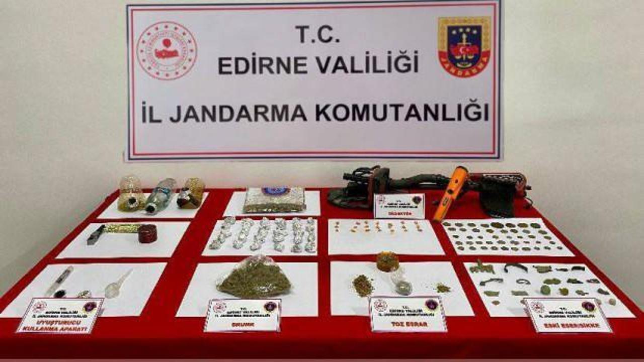 Edirne’de uyuşturucu satıcılarına operasyon; 4 gözaltı (VİDEO EKLENDİ)