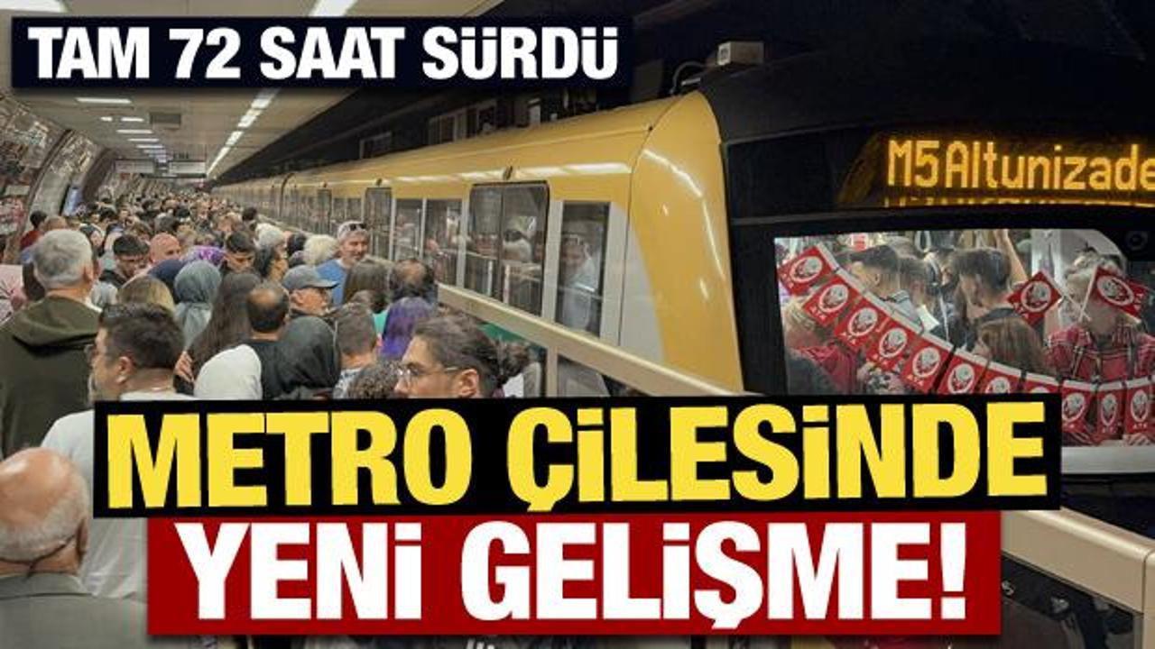 İBB’nin metro beceriksizliği tam 72 saat sürdü: Seferler normale döndü!