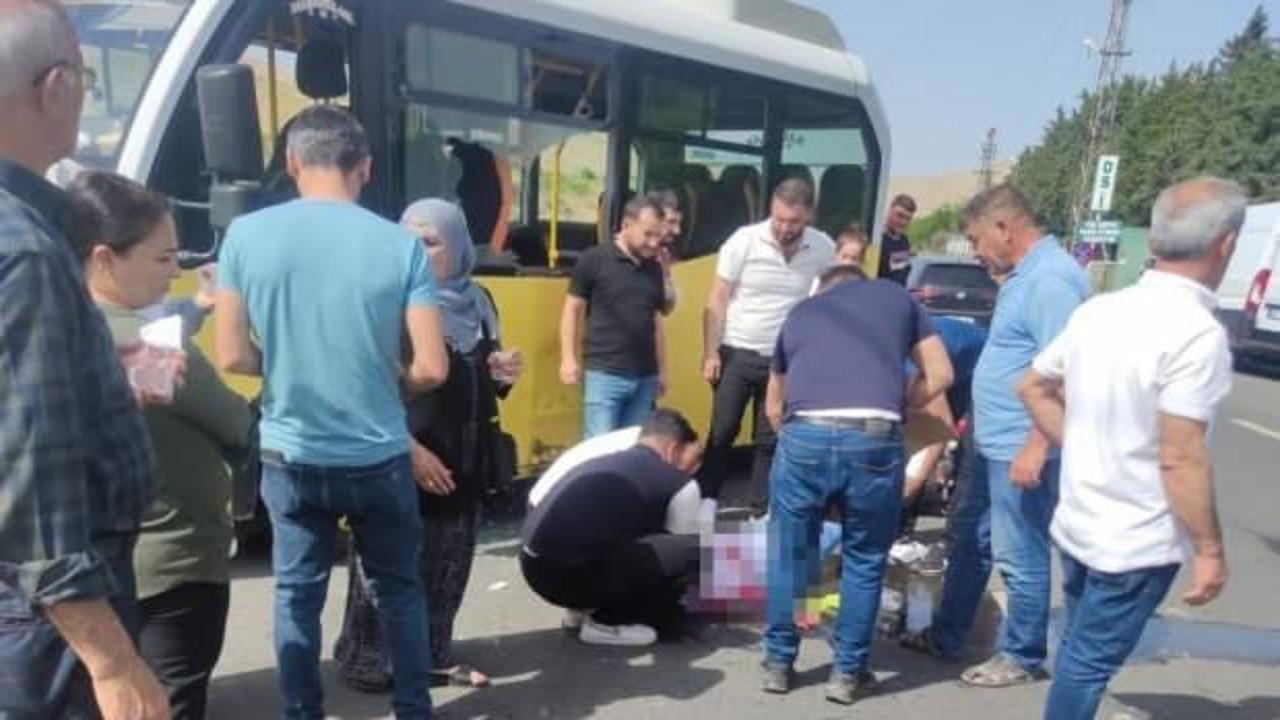 Mardin’de minibüs ile motosiklet çarpıştı: 2 ağır yaralı